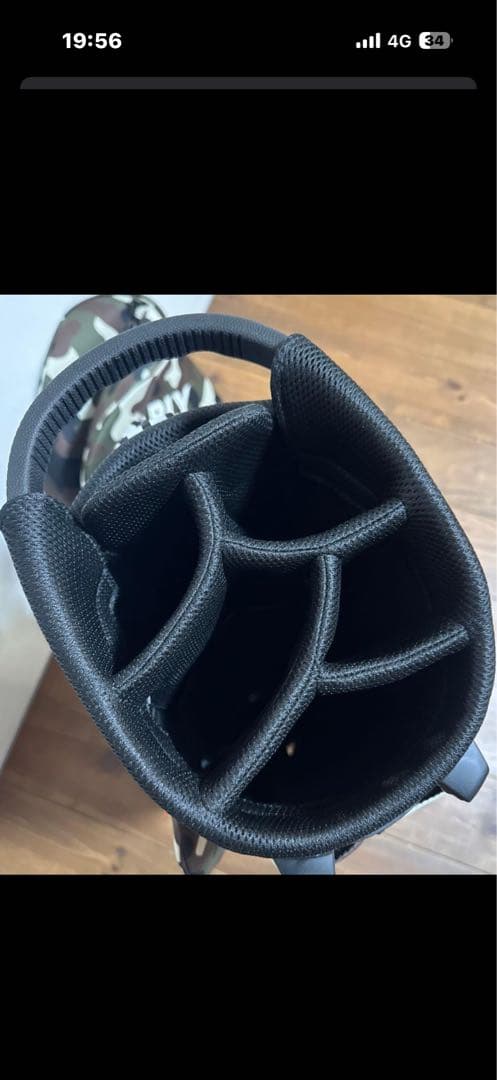 パーリーゲイツ スタンド式　キャディバッグ　ワッペンカモ