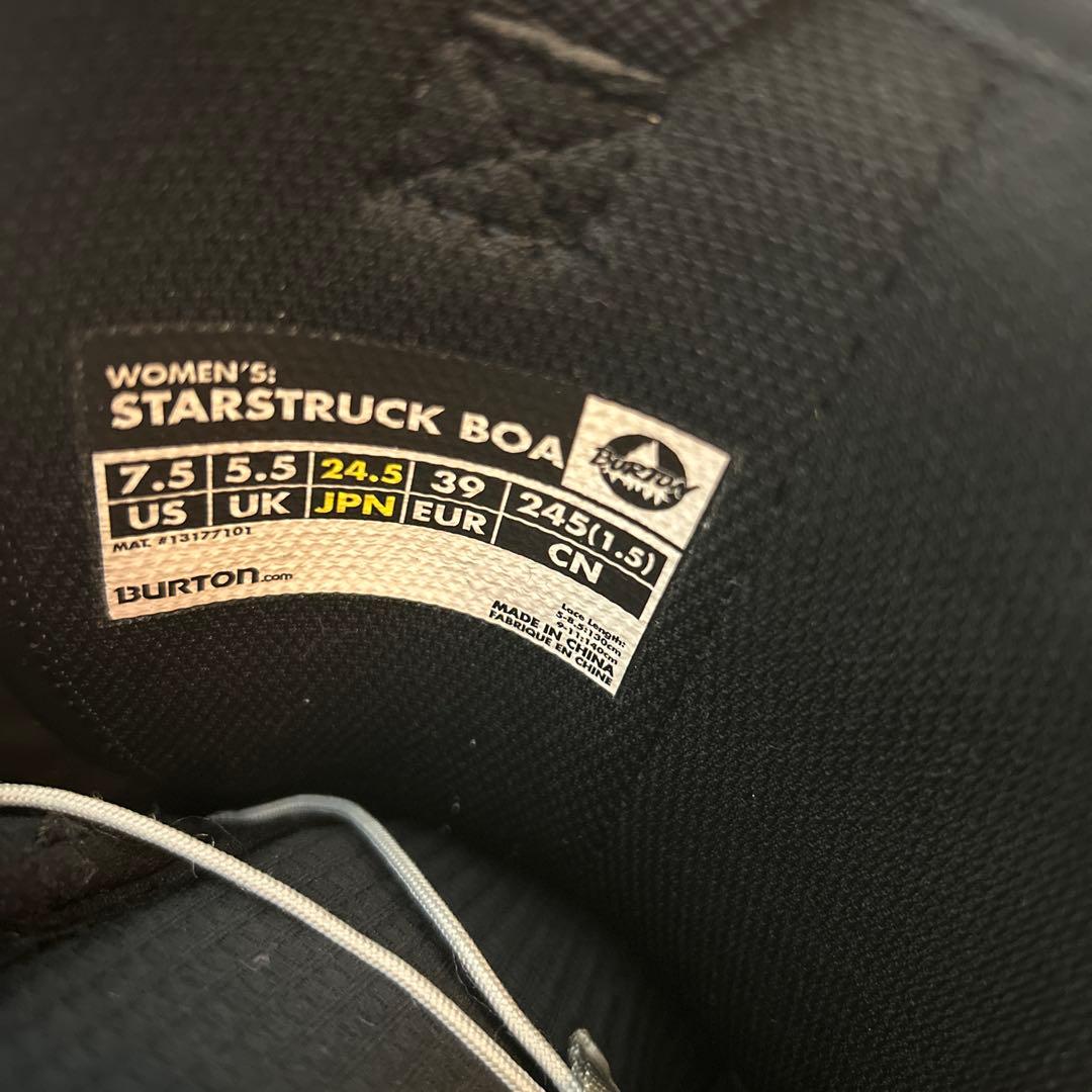 【BURTON STARSTRUCK BOA】24.5cm スノーボードブーツ