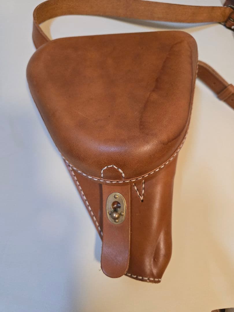 マルシン　南部十四年式拳銃　木製グリップ　HW　　ホルスター　ランヤード　セット