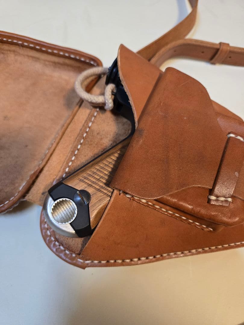 マルシン　南部十四年式拳銃　木製グリップ　HW　　ホルスター　ランヤード　セット