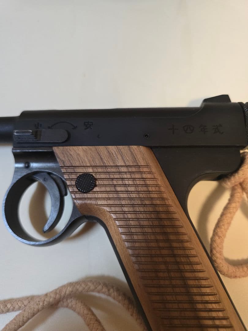 マルシン　南部十四年式拳銃　木製グリップ　HW　　ホルスター　ランヤード　セット