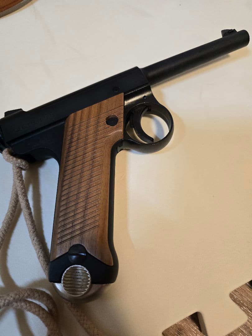 マルシン　南部十四年式拳銃　木製グリップ　HW　　ホルスター　ランヤード　セット