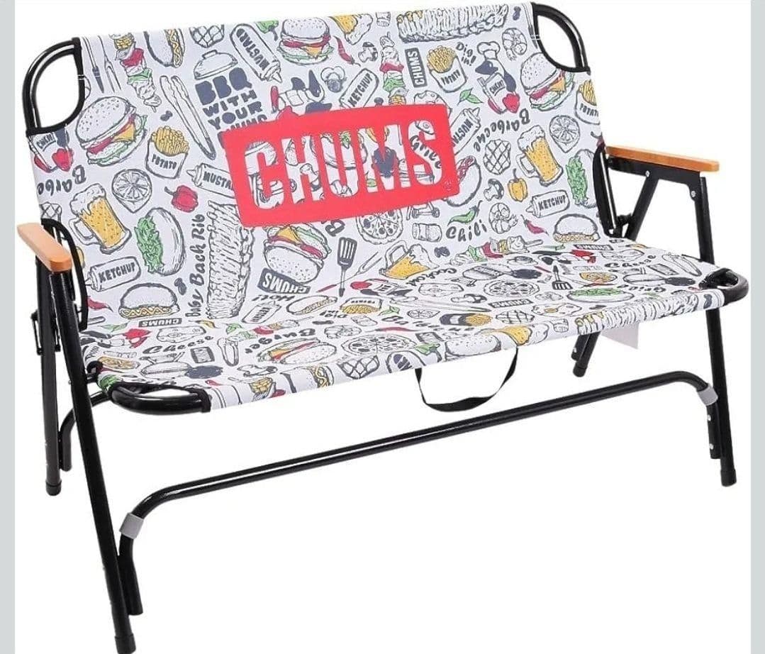 【新品、未使用】CHUMS チャムスバックウィズベンチ BBQ　2人掛け