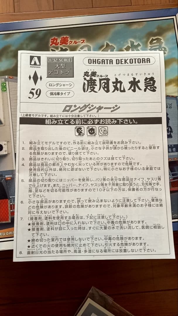 【こうプラです！】 大型デコトラ　渡月丸水急