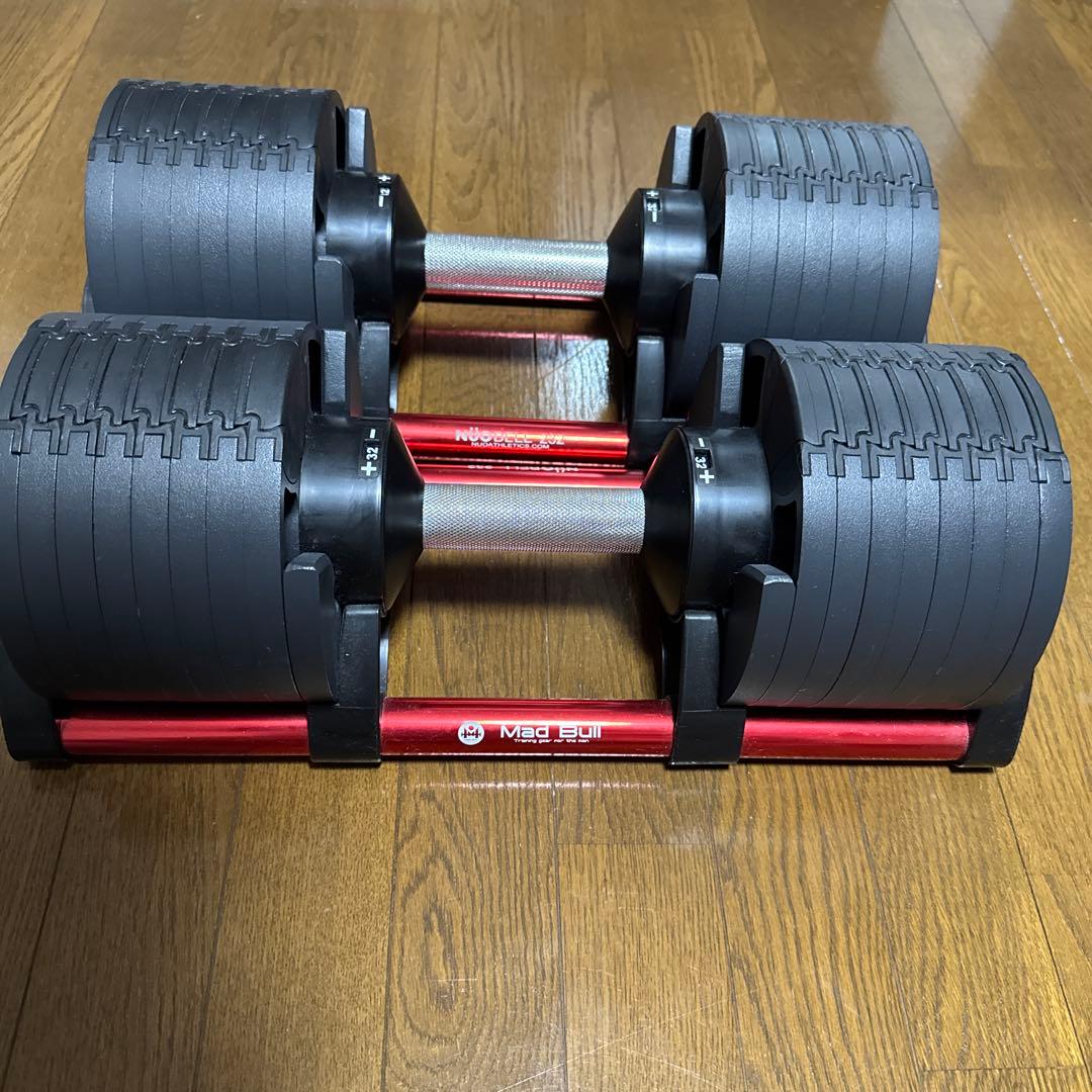 【セット売①】美品フレックスベル可変ダンベル　32kg 2kg刻