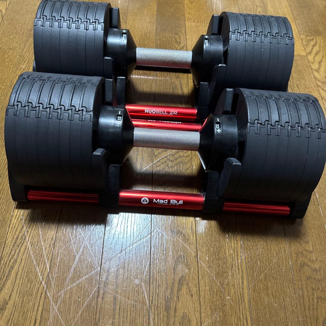 【セット売①】美品フレックスベル可変ダンベル　32kg 2kg刻