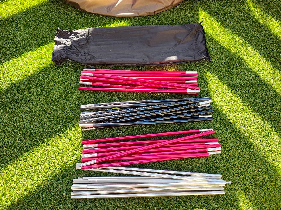 トンネルテント 2ルーム クイックキャンプ アルマジロ 大型　レア