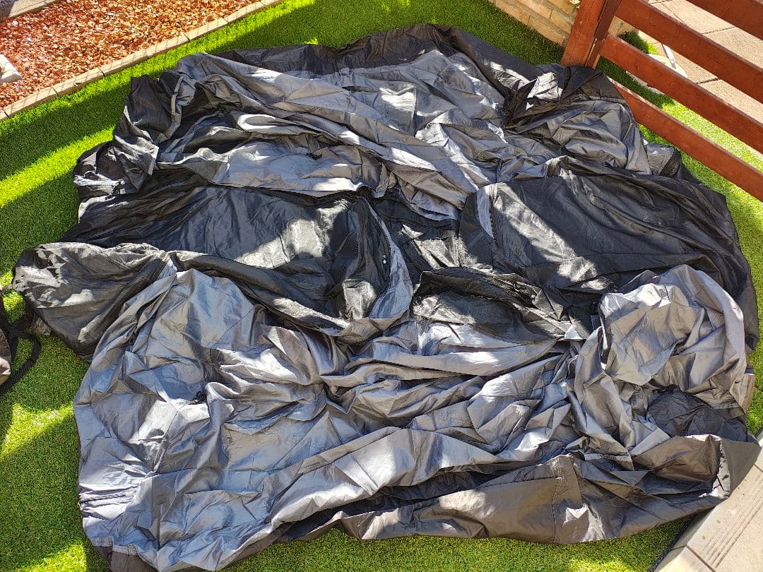 トンネルテント 2ルーム クイックキャンプ アルマジロ 大型　レア