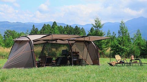 トンネルテント 2ルーム クイックキャンプ アルマジロ 大型　レア