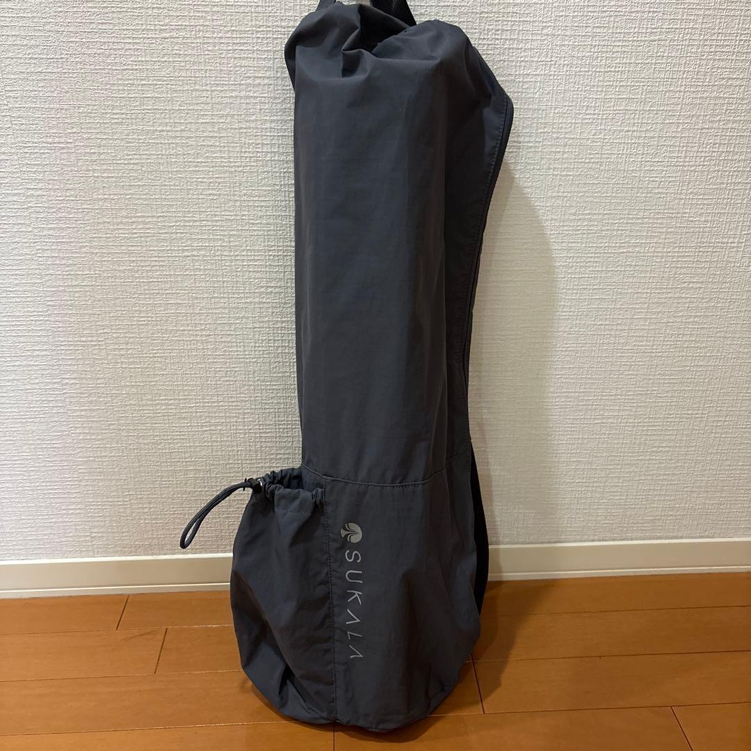 SUKARA リバーシブルヨガマット6mm レモンライム　ケース付き