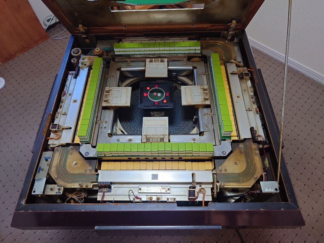 【動作OK】【送料込み】全自動麻雀卓 雀豪 マーク3　椅子&テーブルセット