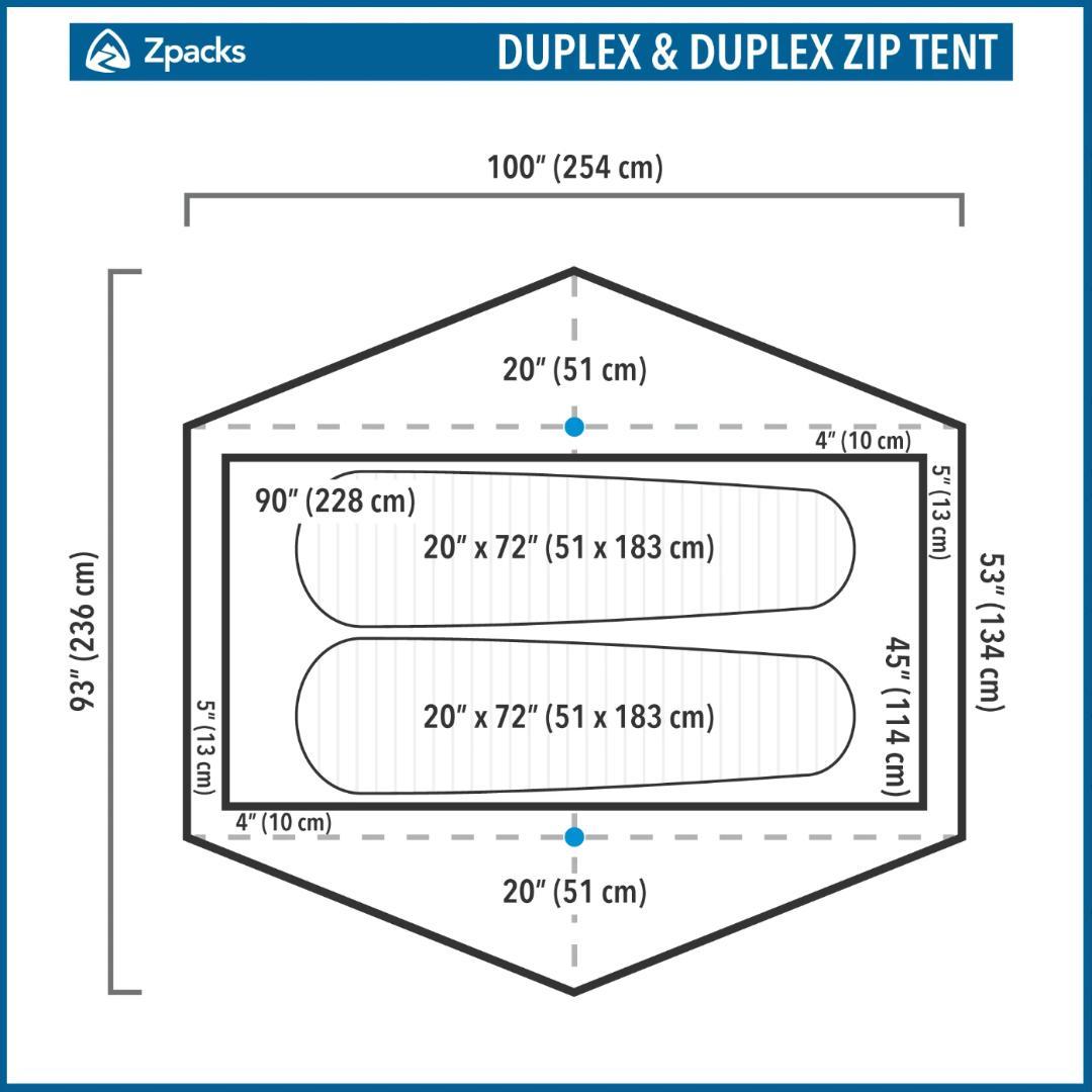 Zpacks新品⑤点セットDuplexデュプレックスTentテントPoleポール