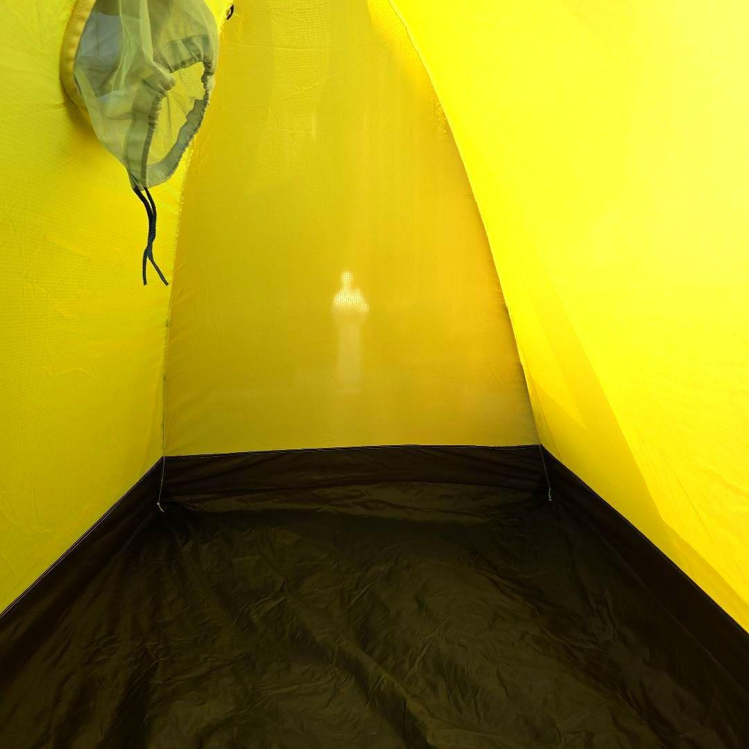 RIPEN ドーム型山岳テント イエロー/ブラウン