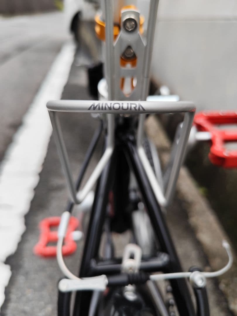 美品カスタム　アルミ折りたたみ自転車16インチ