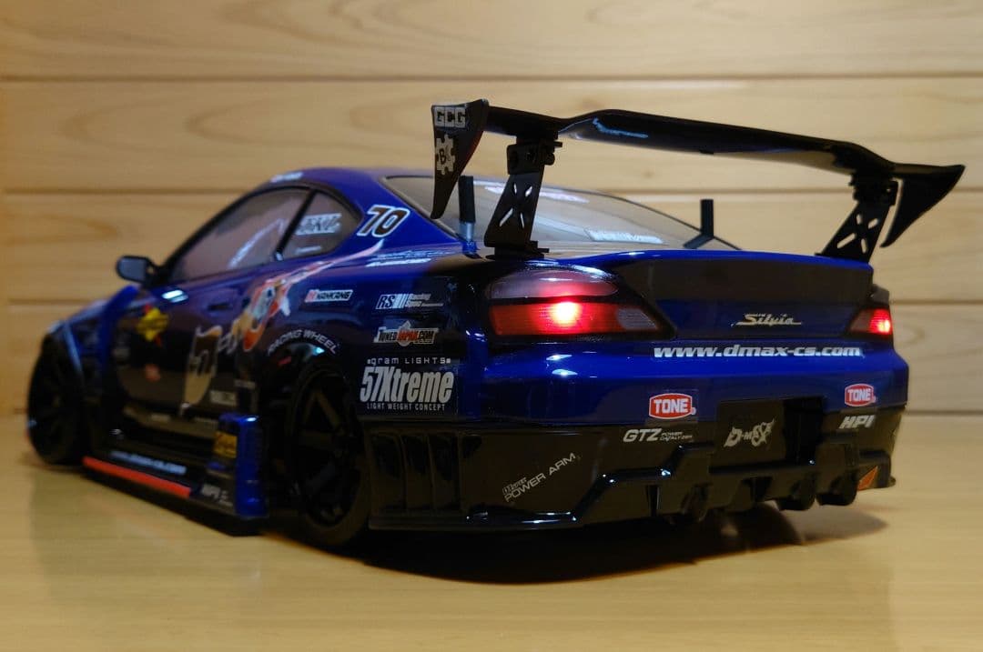 ①D-MAX横井昌志S15ボディLED付＆②ドリパケスープラRTR白フルセット新