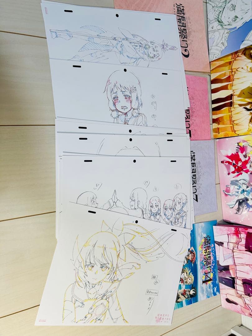 結城友奈は勇者である 仕事集 漫画祭り パンフレット 台本 複製原画 など