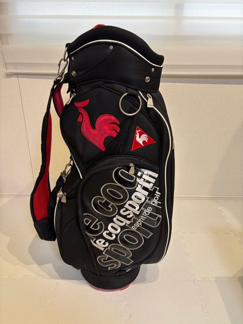 ルコック キャディバッグ QQ1143 ブラック 9型