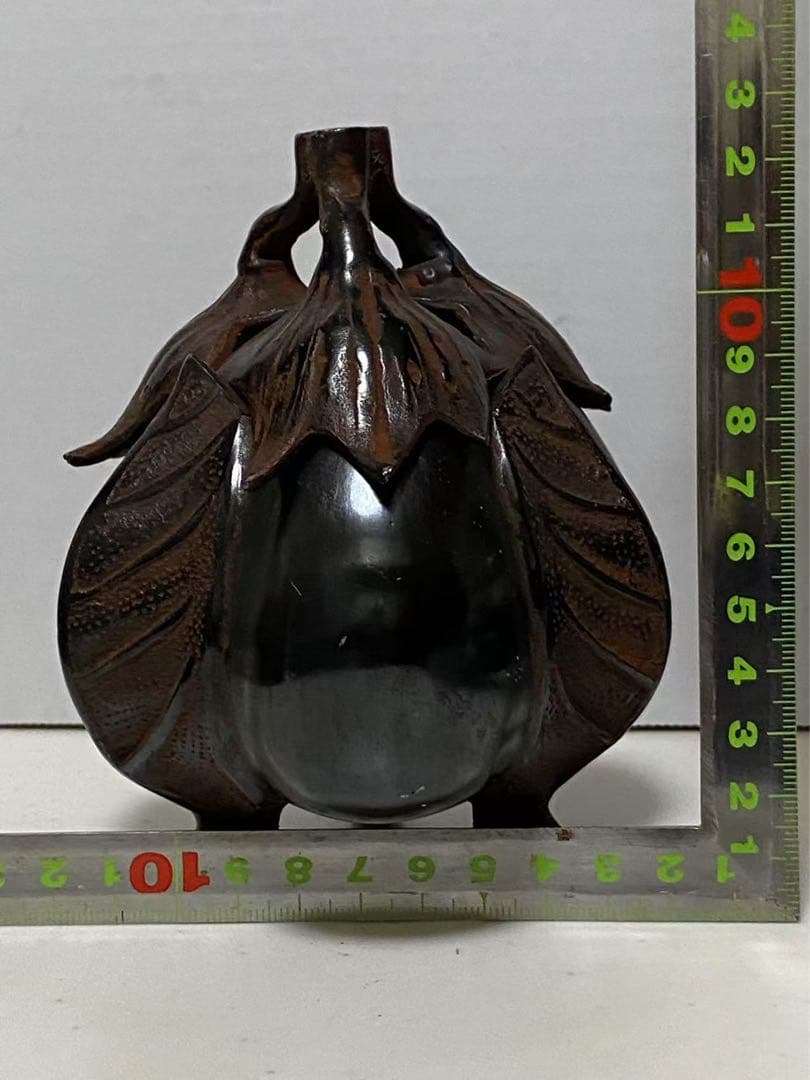 高岡銅器 香炉 三ナス香炉 時代物
