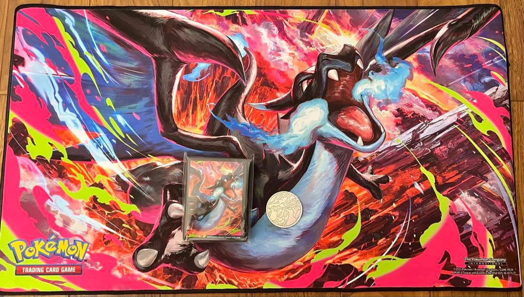 メガリザードンX プレイマット & スリーブ未開封＆ UPC 2025④