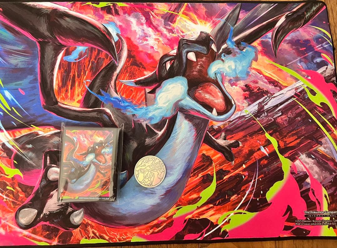 メガリザードンX プレイマット & スリーブ未開封＆ UPC 2025④