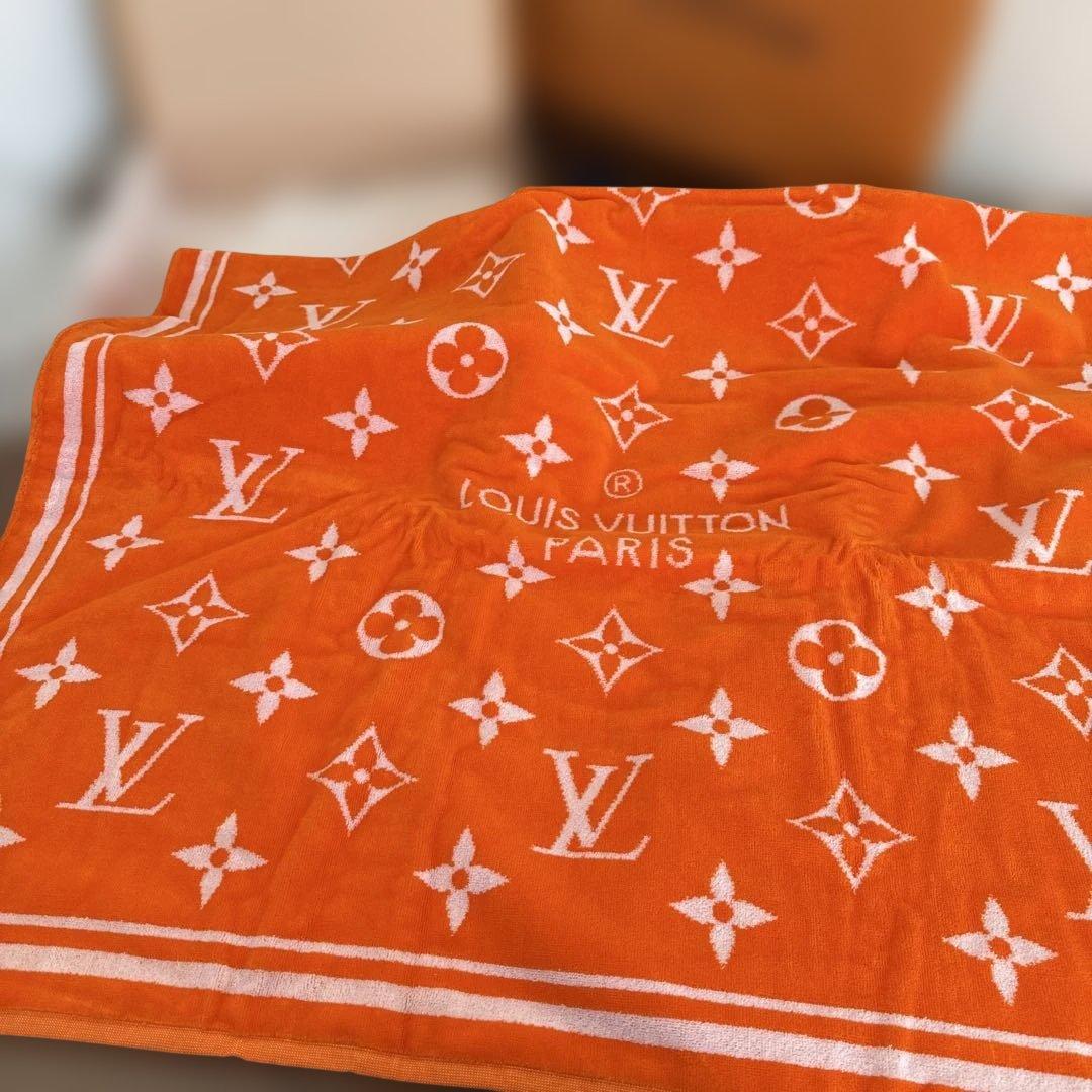 LOUIS VUITTON バスタオル オレンジ