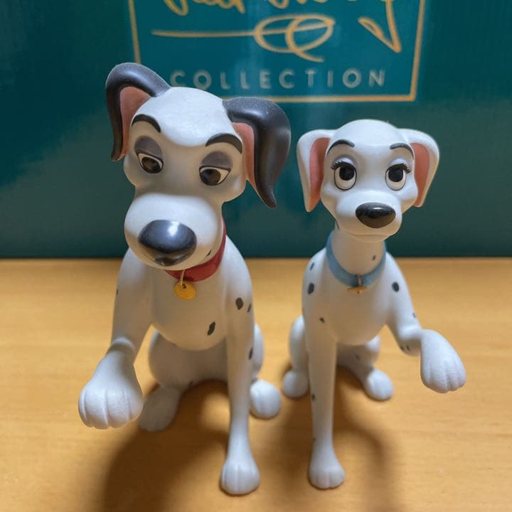 WDCC ディズニー 101匹わんちゃん ポンゴ&パーディタ フィギュア 陶器製