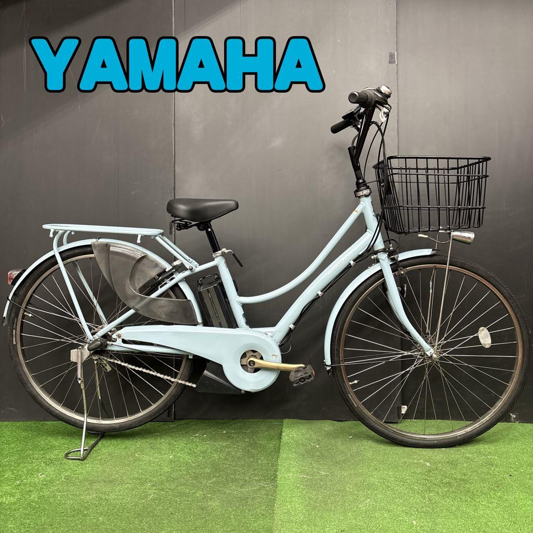 電動自転車 YAMAHA PAS ami 水色　73★