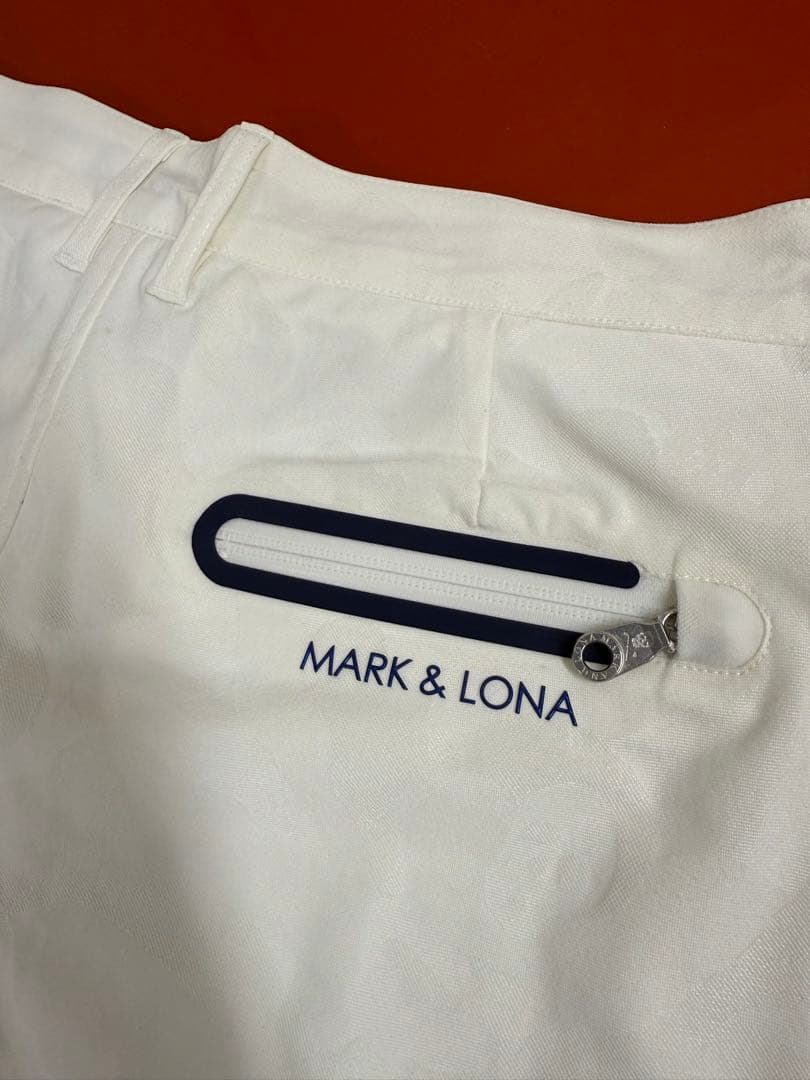 MARK＆LONA マークアンドロナ メンズ ホワイト ハーフパンツ M