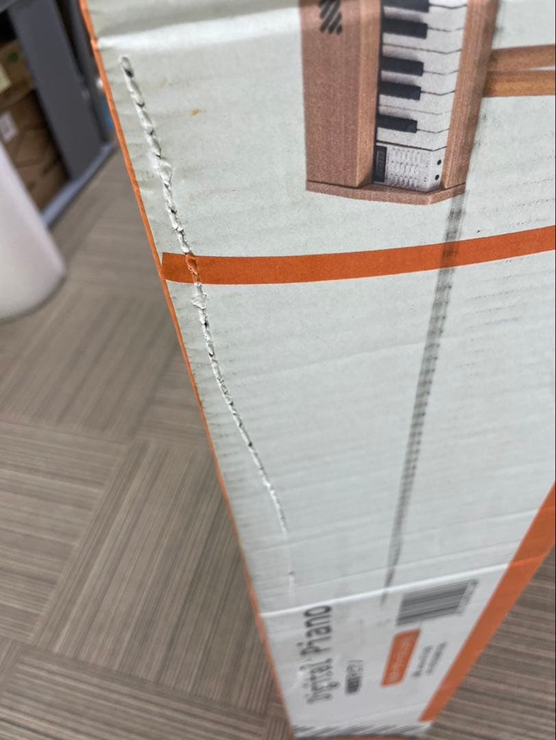 スタンド付き　電子ピアノ88鍵盤　給電タイプ　オークベージュ