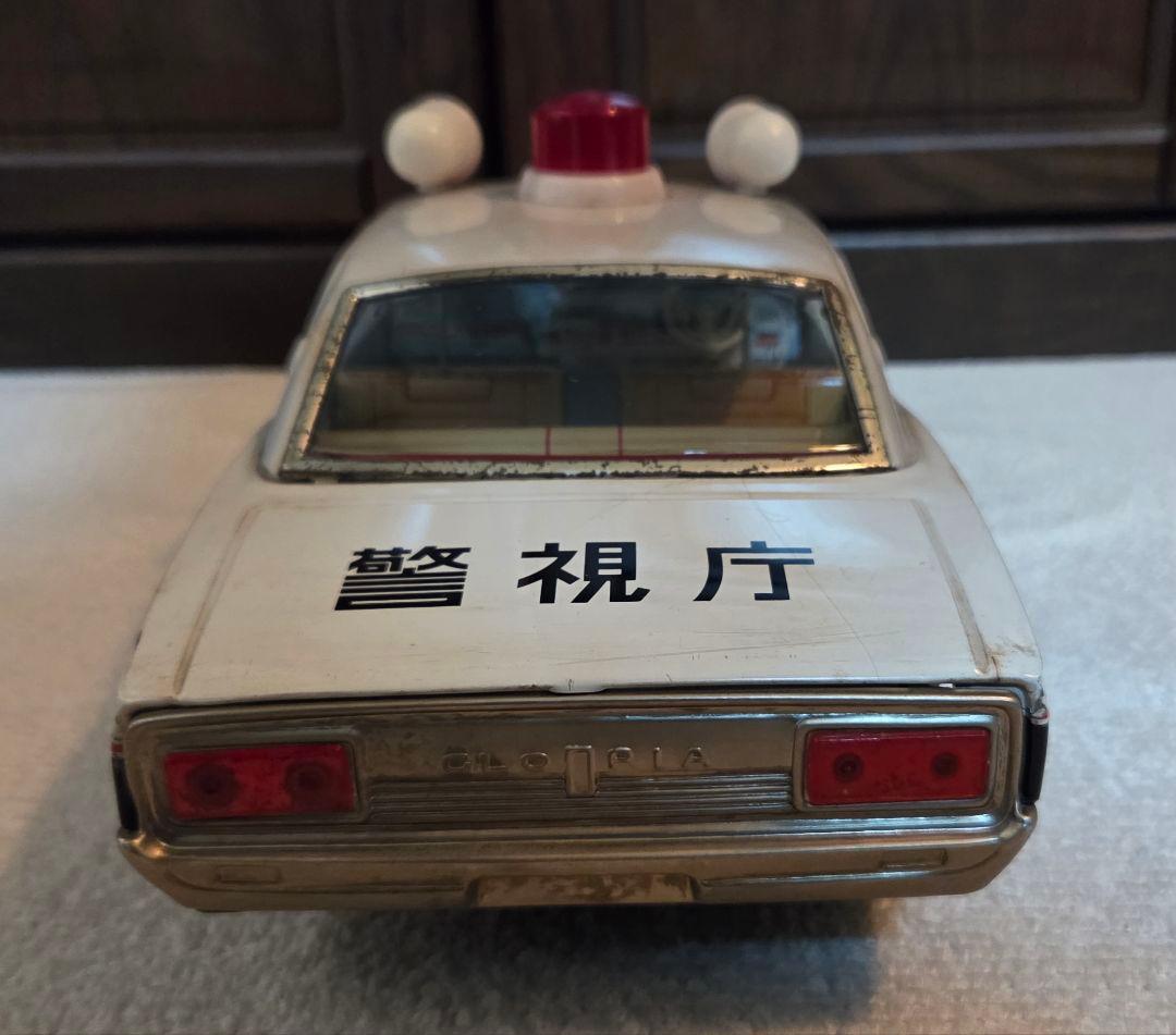 【箱付】【年代物】イチコー　グロリア　パトロールカー　ブリキ
