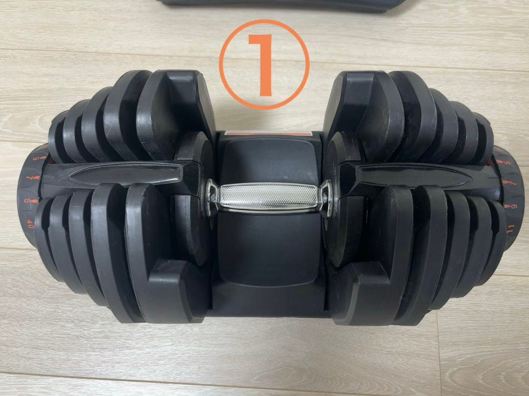 ①可変式ダンベル 40kg ダイヤル式　1個