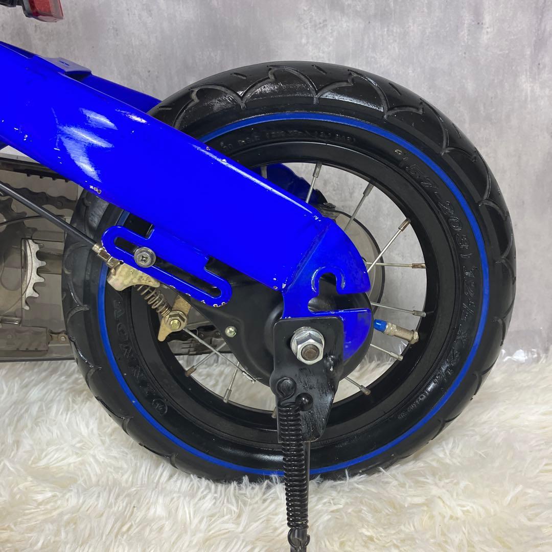 【極美品】へんしんバイク 12インチ 青 スタンド＆工具セット付