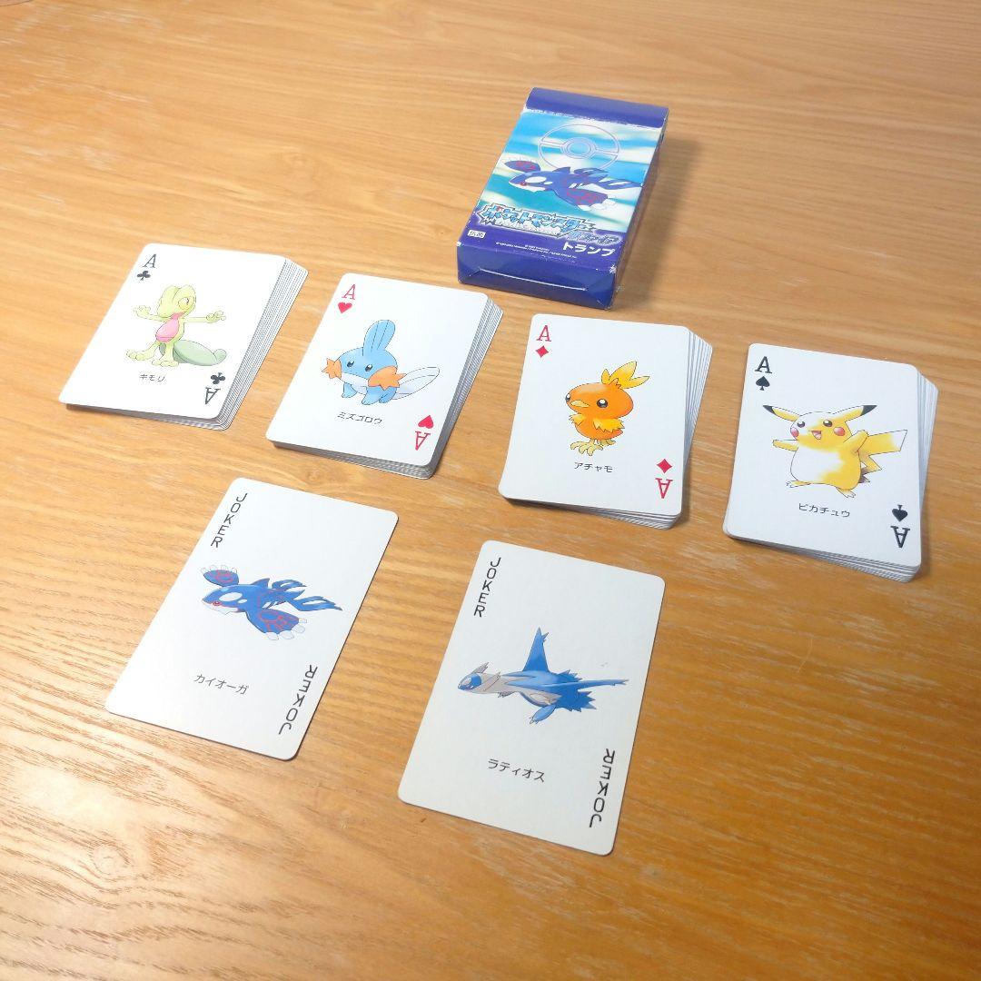 【ポケットモンスター】 サファイア トランプ 紙製