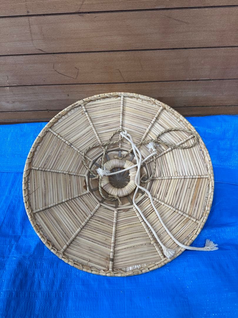 編み笠　10点セット