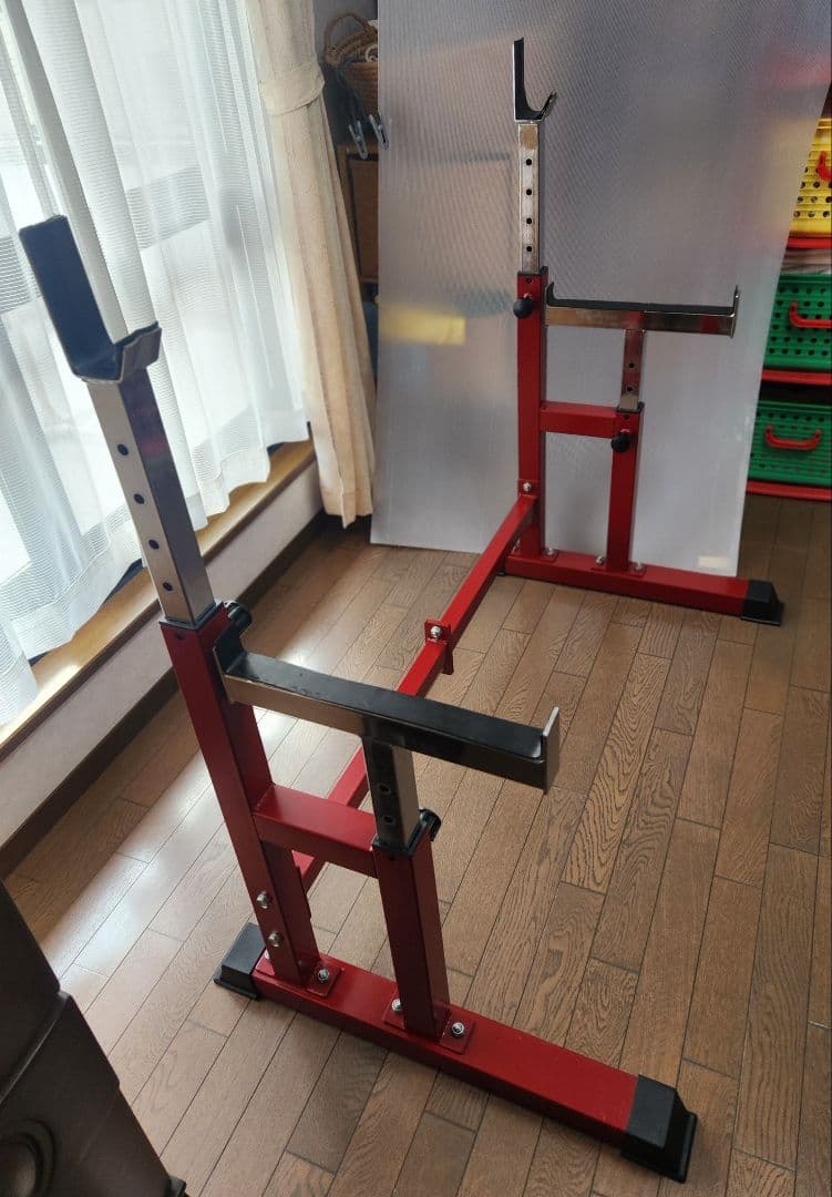 FIELDDOOR バーベルラック 250kg耐過重　　　送料込み