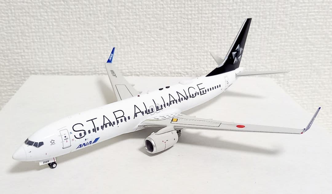 JFOX 1/200 ANA B737-800 JA51AN 完成品