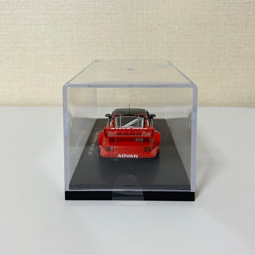 未使用 エブロ 1/43 アドバン ポルシェ 911 GT1 1994 #100