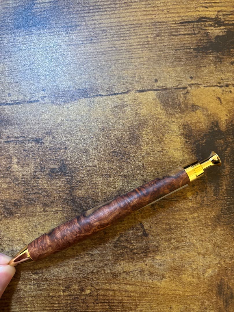 こぶた工房　極上花梨紅白 0.5mmシャーペン