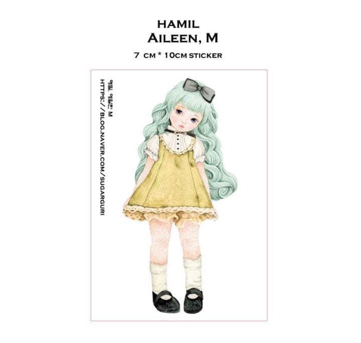 No.10【送料別】hamil ハミル ステッカー 12枚セット