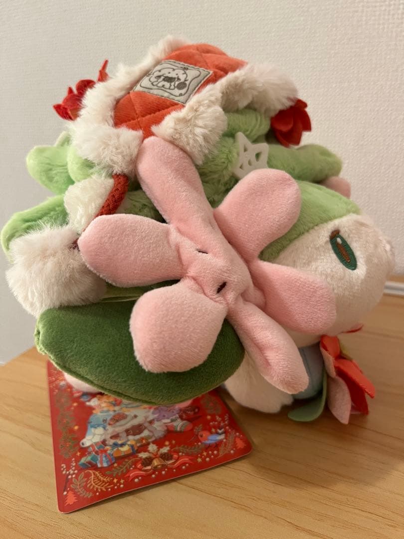 シェイミ　クリスマス　ぬいぐるみ 約20cm ポケモン
