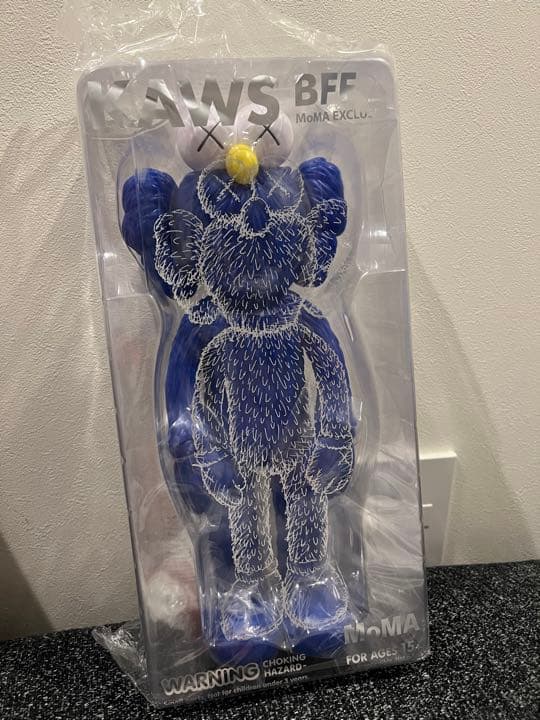 【新品未使用】KAWS BFF OPEN EDITION  kaws カウズ　青