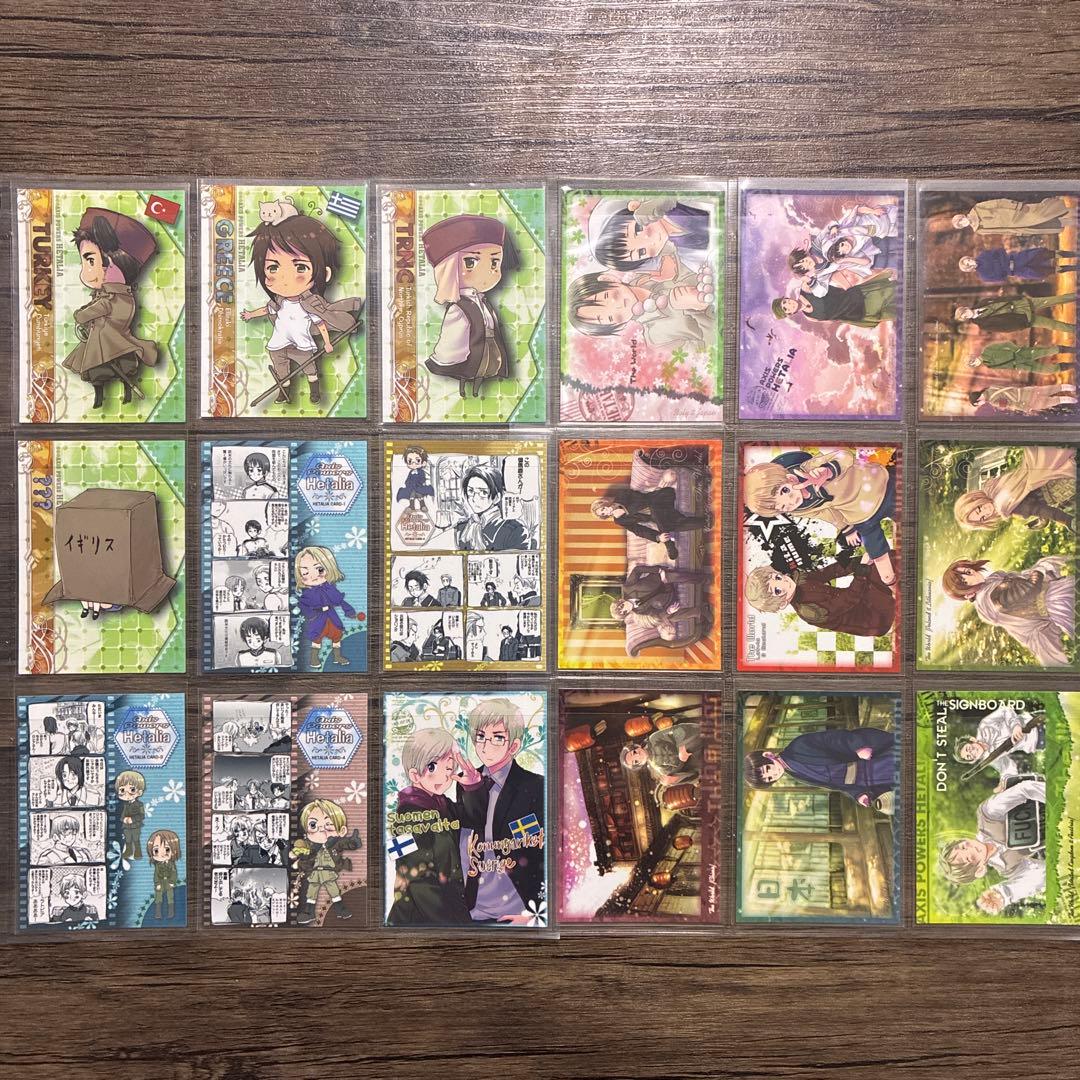 ヘタリア トレーディングカード トレカ 初版 バインダーセット