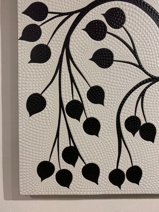 【訳あり】バリ島ドットアート 80×60cm 通常22,000円がなんと！