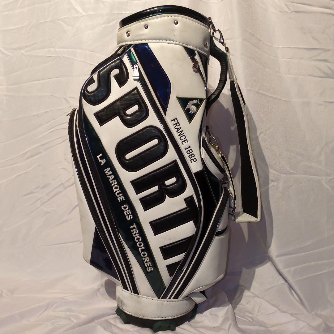 ルコックスポルティフ ゴルフ キャディバッグ９型【ホワイト】美品！