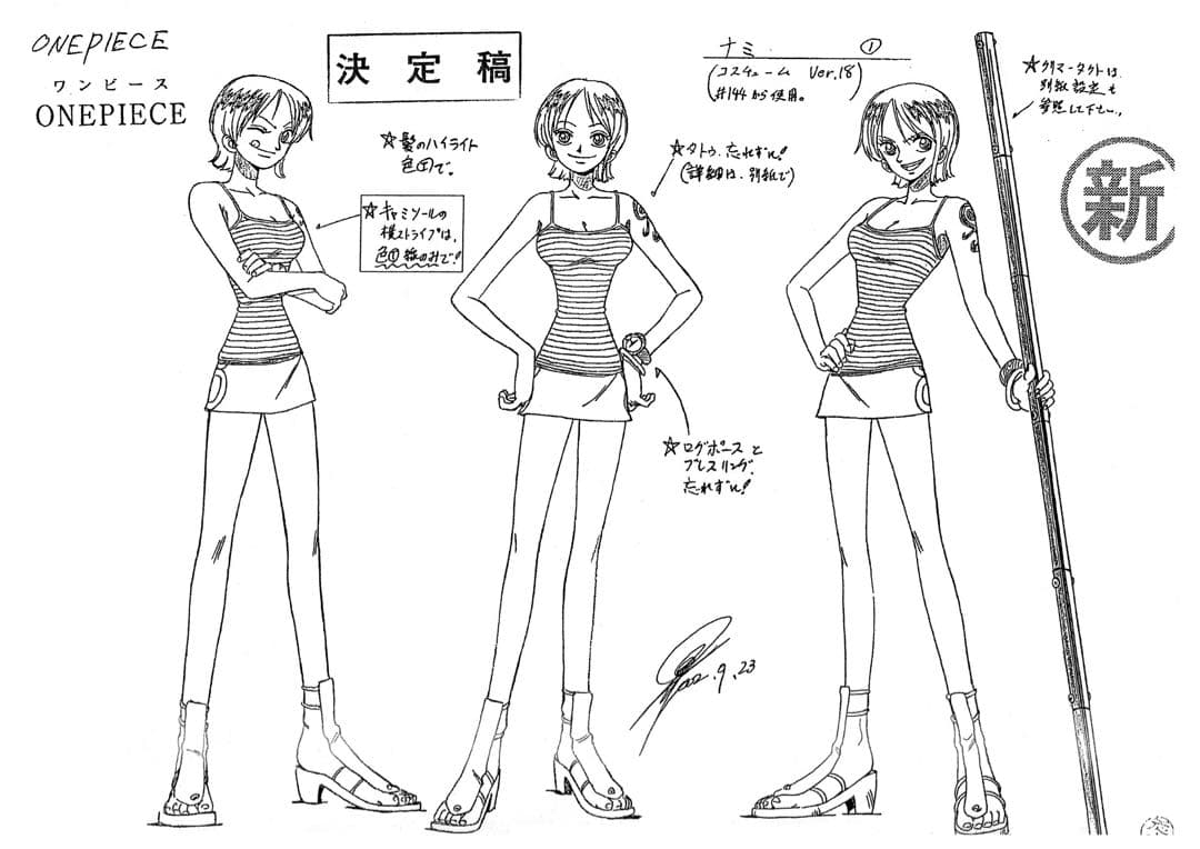 ワンピース　シーズン6設定資料238枚