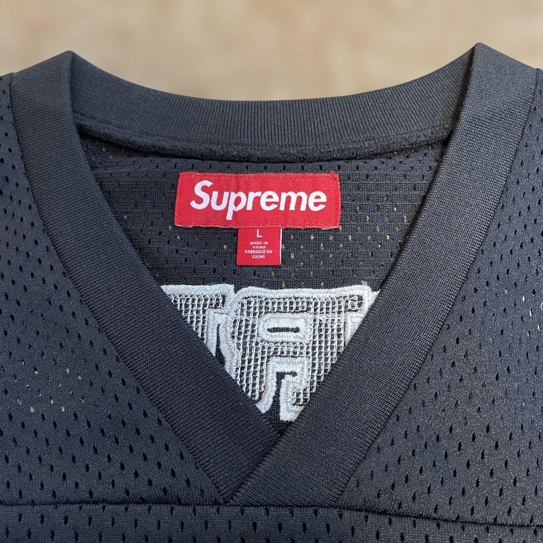 シャツ SUPREME Sequin Football Jersey Black L