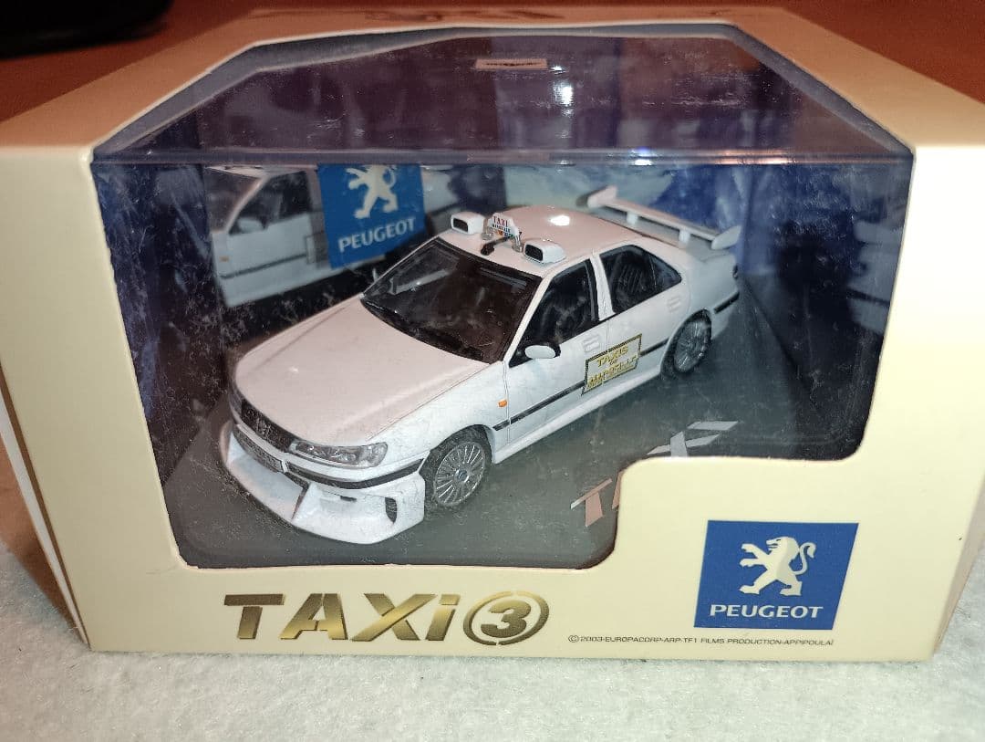 1/43 taxi 3 プジョー 406 スカイネット ミニカー アオシマ