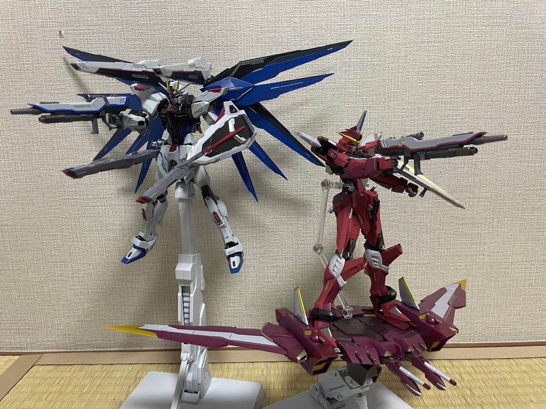 L BUILD フリーダムガンダムC2＆ジャスティスガンダムセット