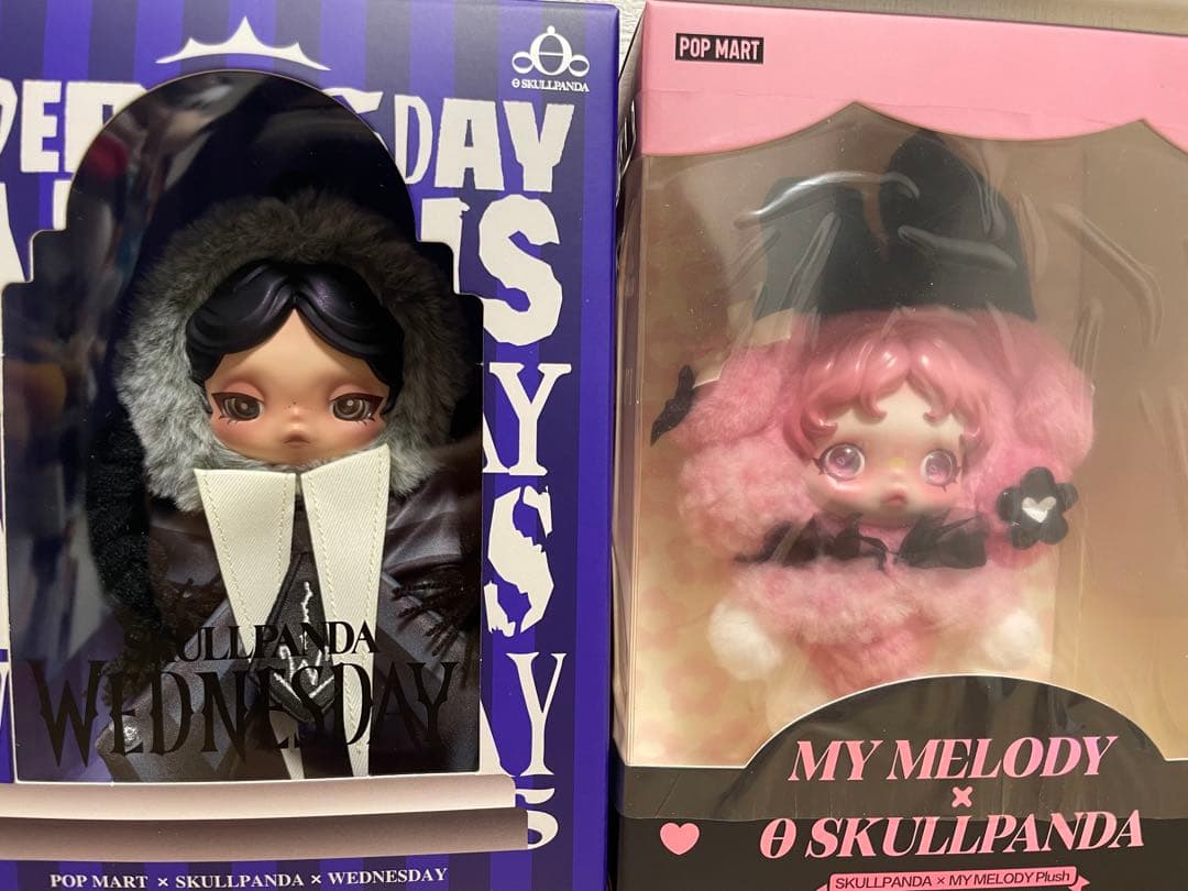 ぬいぐるみ SKULLPANDA WEDNESDAY MY MELODY POPMART