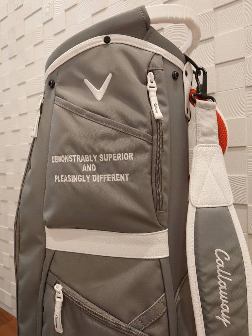 Callaway ゴルフキャディバッグ グレー９．５型（47インチ対応）